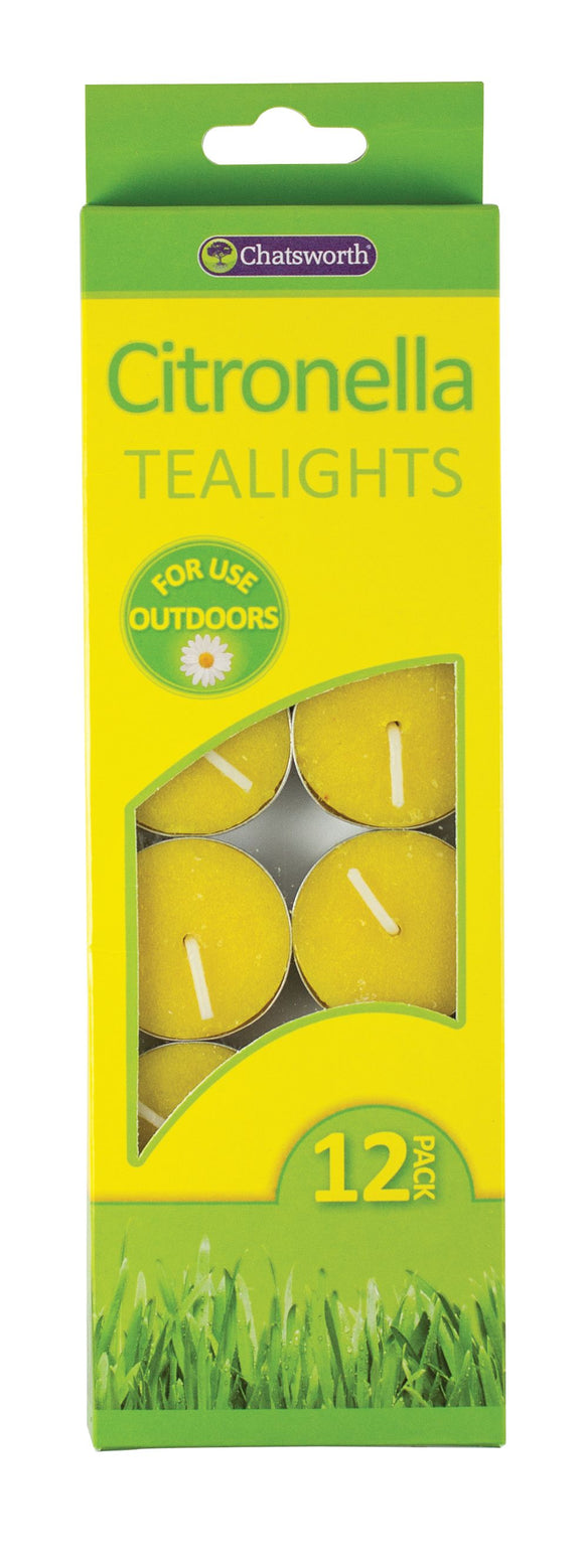 Citronella Tealights 12 Pack