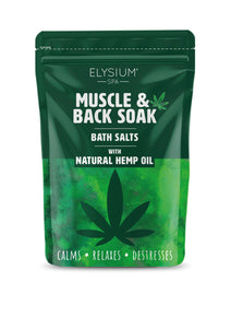 Muscle & Back Soak With Natural Hemp Seed Oil 450g