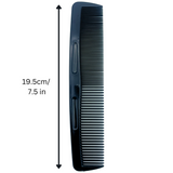 Black Dressing Comb 19.5cm