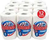 Splash Jumbo Kitchen Roll 12 Pack
