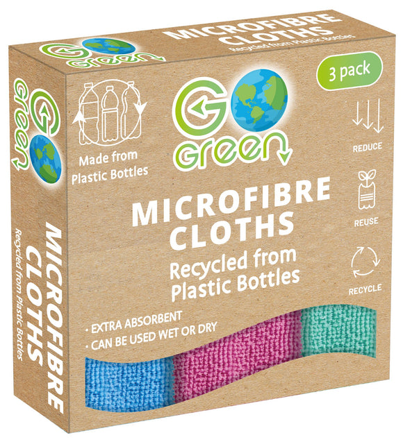 Recycled Microfibre Cloth 3 Pack