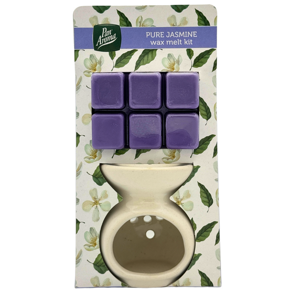 6 Piece Wax Burner Set - Pure Jasmine