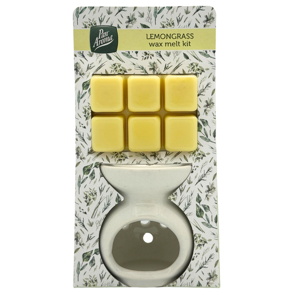 6 Piece Wax Burner Set - Lemongrass