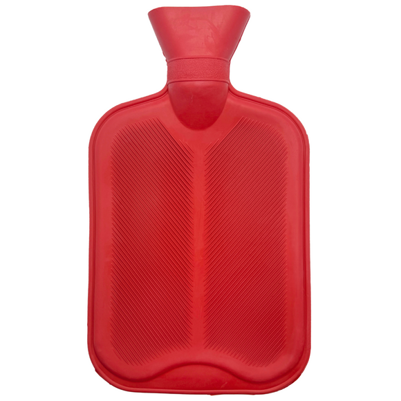 Hot Water Bottle Ribbed Assorted Colours