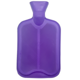 Hot Water Bottle Ribbed Assorted Colours