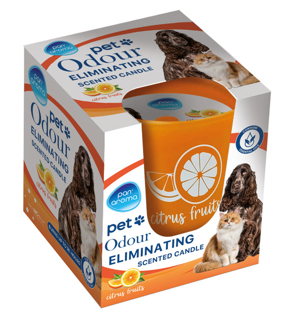 Pet Odour Eliminating Candle - Citrus Fruits 120g