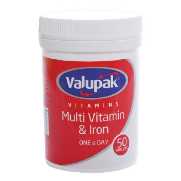 Valupak Multivitamin & Iron OAD Tablets 50