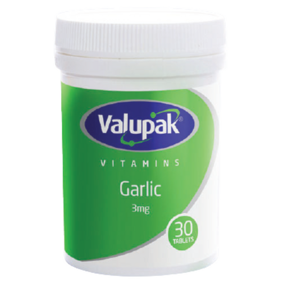 Valupak Garlic 3mg Tablets 30