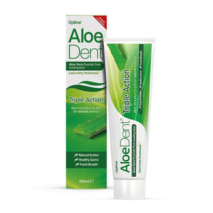 Aloe Dent Triple Action Fluoride Free Toothpaste 100ml