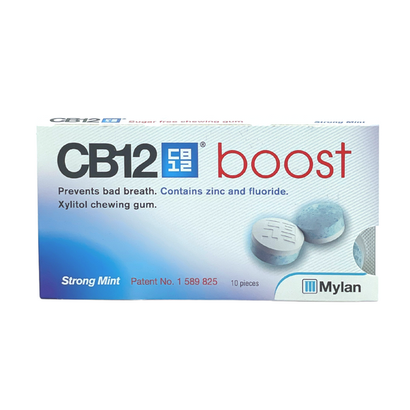 CB12 Boost Chewing Gum Strong Mint 10s