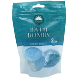 Bath Bombs 3 Pack - Rose & Ocean Breeze