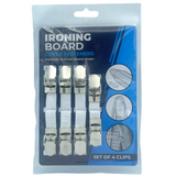 Ironing Board Cover Fasteners- 4 Clips
