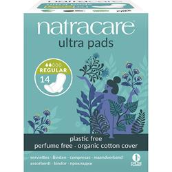 Natracare Utra Pads Regular With Wings